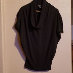 SOLD Black slouch neck soft sweater